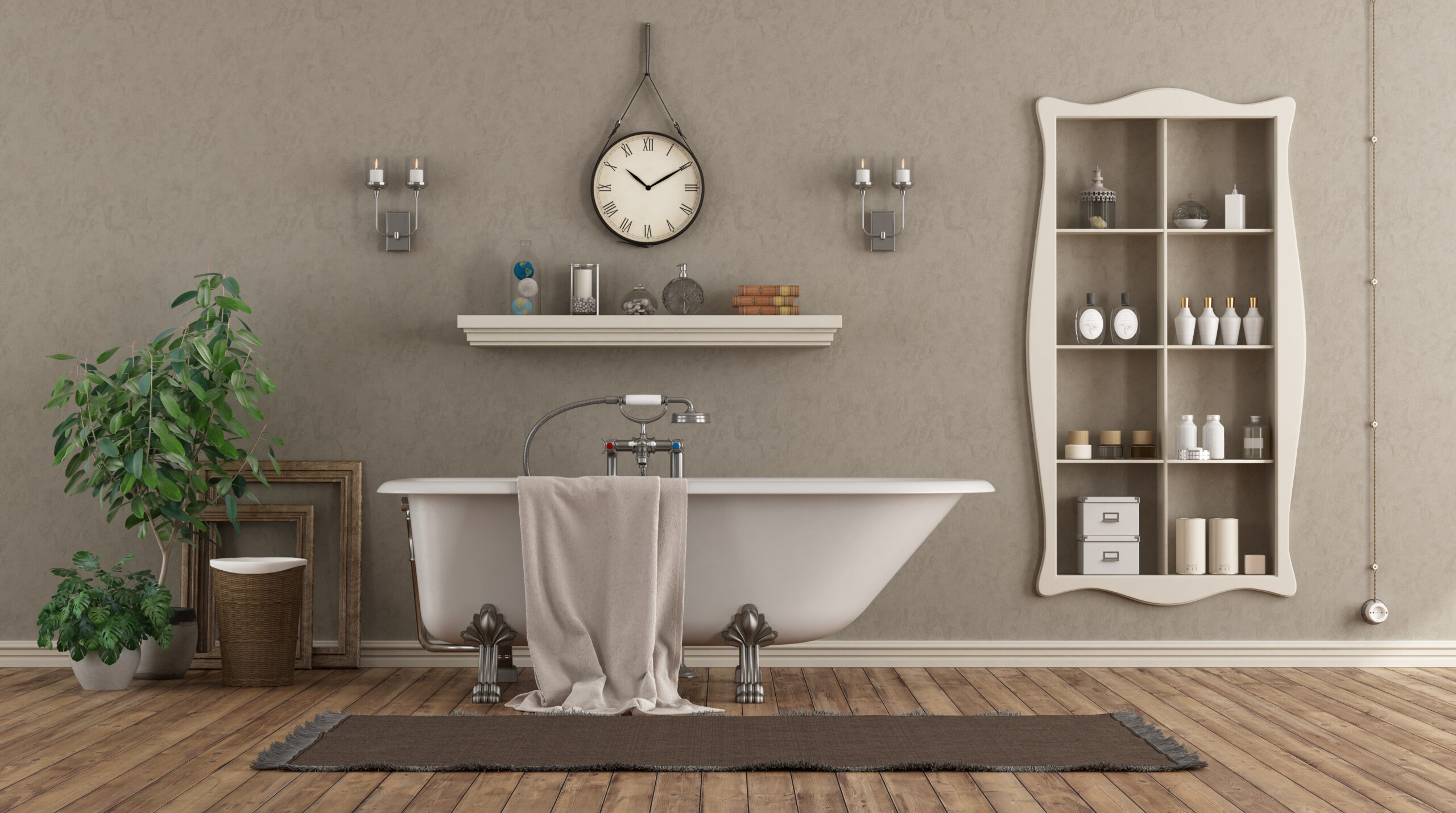 Idee per integrare elementi vintage nel tuo bagno moderno